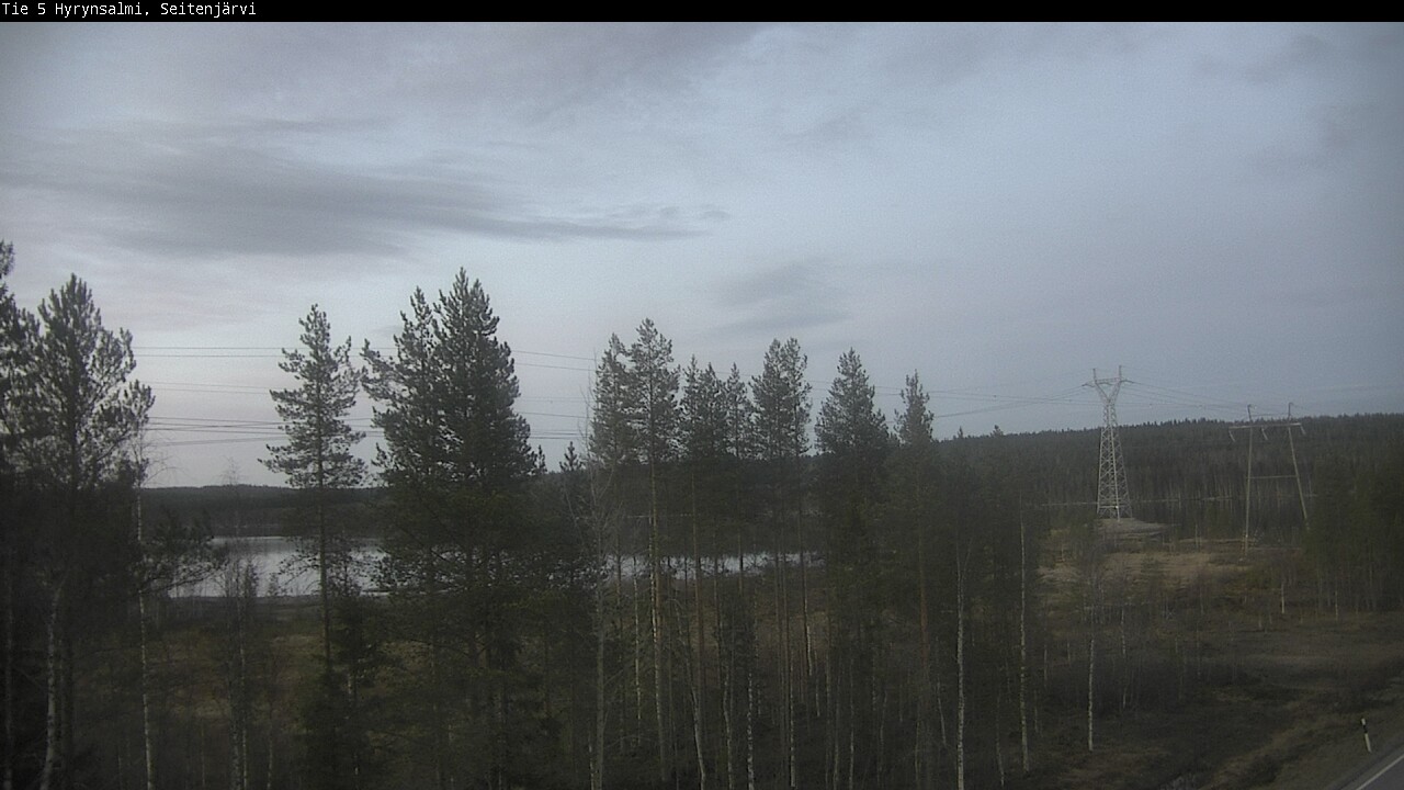 Kelikamerat Kuva Tie 5 Hyrynsalmi, Seitenjärvi, Hyrynsalmi, Kainuu