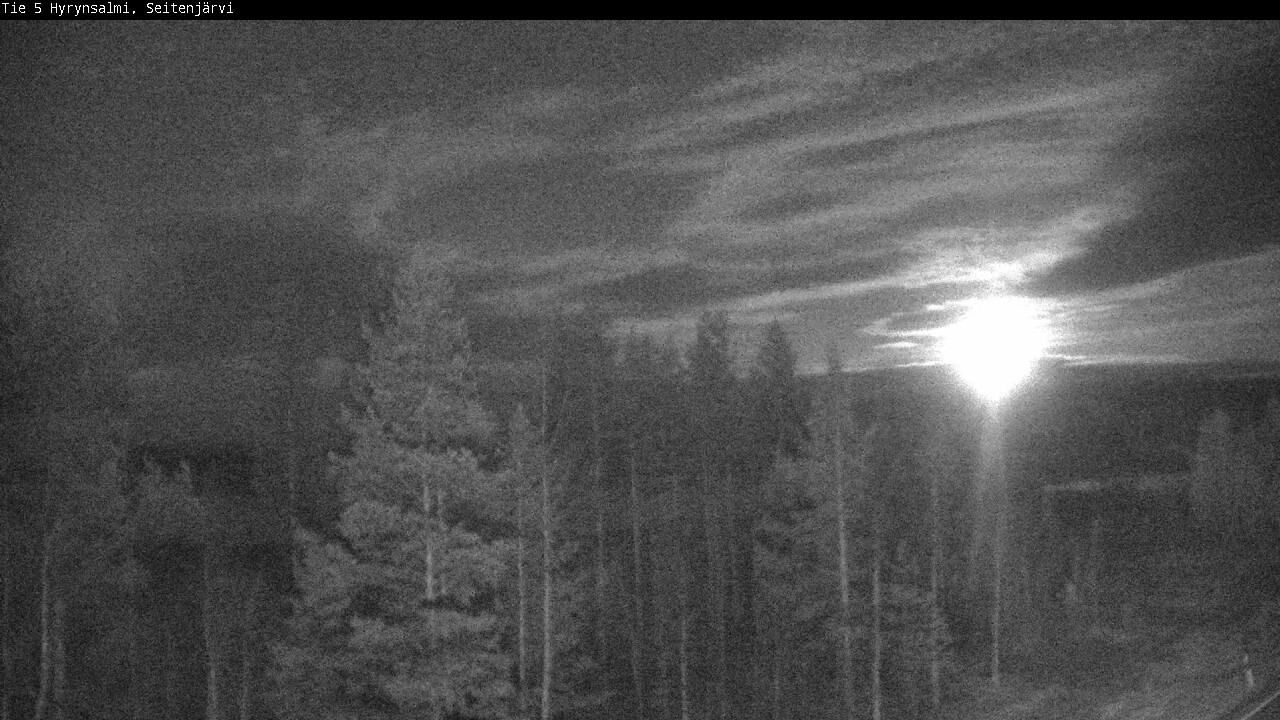 Weather Camera Image Väg 5 Hyrynsalmi, Seitenjärvi, Hyrynsalmi, Kainuu