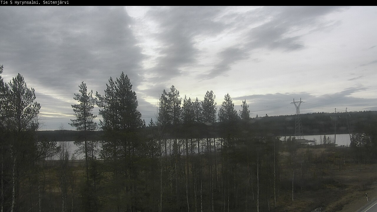 Kelikamerat Kuva Tie 5 Hyrynsalmi, Seitenjärvi, Hyrynsalmi, Kainuu