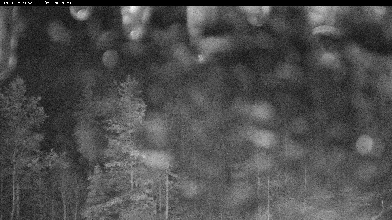 Weather Camera Image Väg 5 Hyrynsalmi, Seitenjärvi, Hyrynsalmi, Kainuu