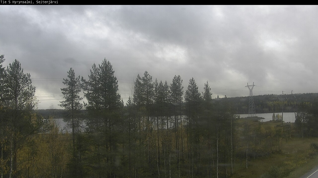 Kelikamerat Kuva Tie 5 Hyrynsalmi, Seitenjärvi, Hyrynsalmi, Kainuu