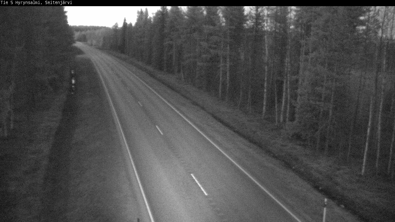 Kelikamerat Kuva Tie 5 Hyrynsalmi, Seitenjärvi, Hyrynsalmi, Kainuu
