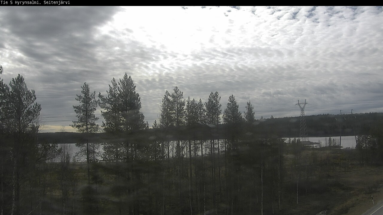 Weather Camera Image Road 5 Hyrynsalmi, Seitenjärvi, Hyrynsalmi, Kainuu