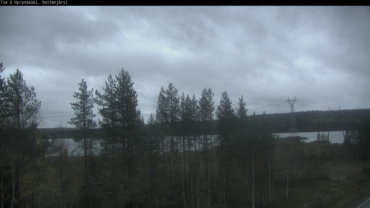 Kelikamerat Kuva Tie 5 Hyrynsalmi, Seitenjärvi, Hyrynsalmi, Kainuu