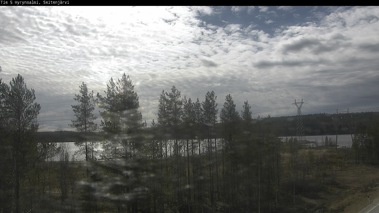 Weather Camera Image Road 5 Hyrynsalmi, Seitenjärvi, Hyrynsalmi, Kainuu