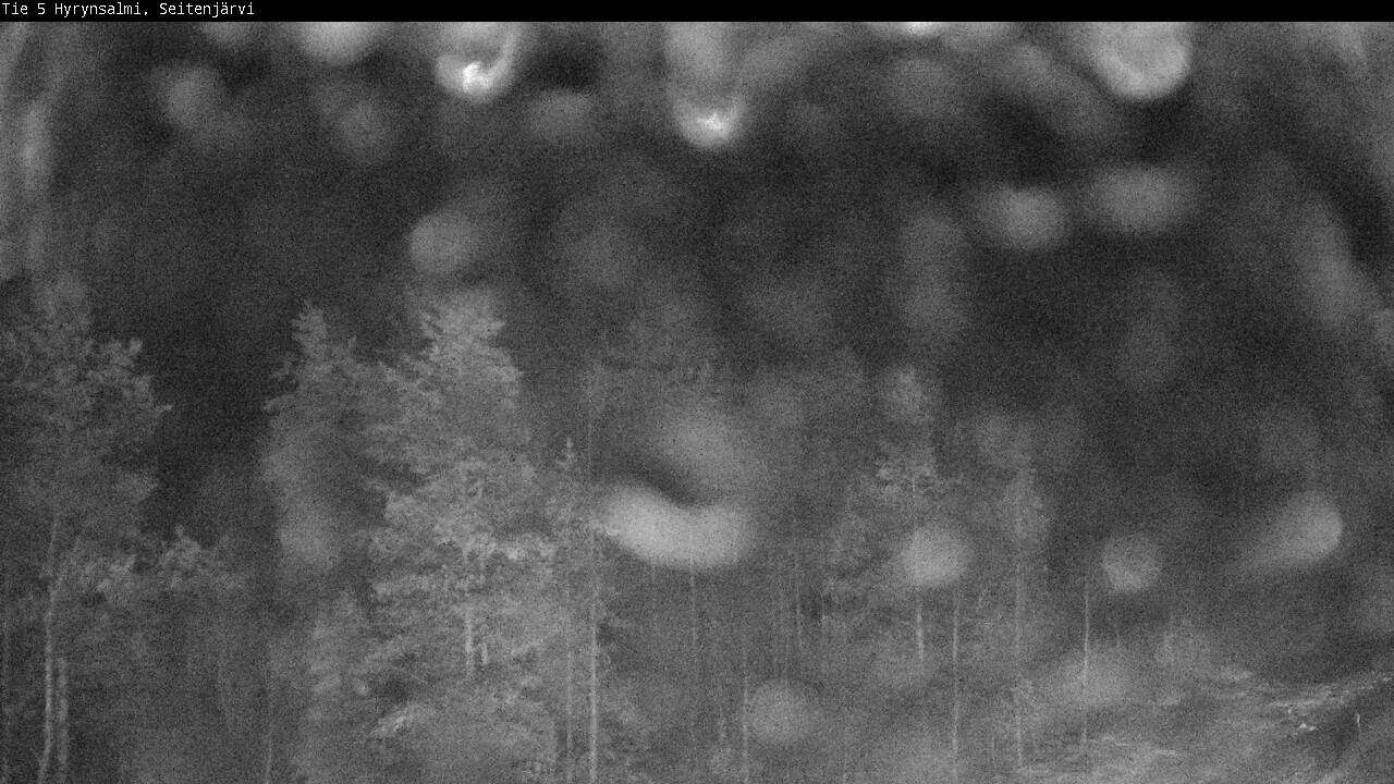 Weather Camera Image Väg 5 Hyrynsalmi, Seitenjärvi, Hyrynsalmi, Kainuu