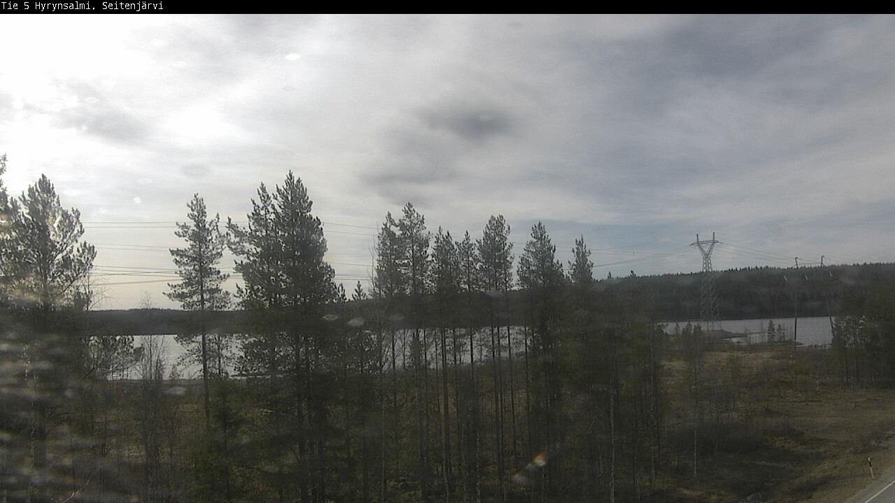 Weather Camera Image Väg 5 Hyrynsalmi, Seitenjärvi, Hyrynsalmi, Kainuu