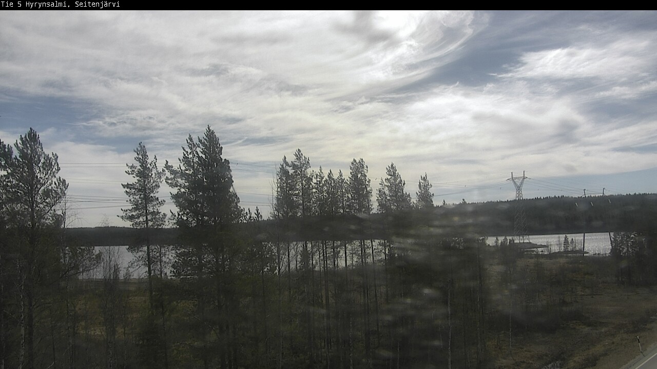 Weather Camera Image Väg 5 Hyrynsalmi, Seitenjärvi, Hyrynsalmi, Kainuu