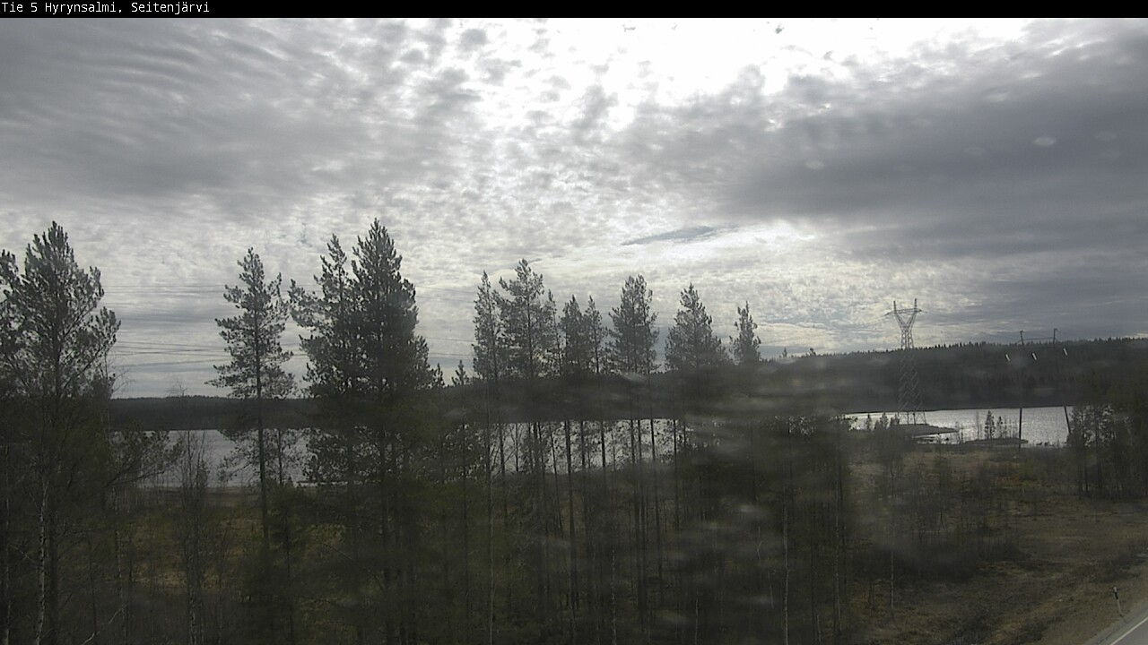 Weather Camera Image Road 5 Hyrynsalmi, Seitenjärvi, Hyrynsalmi, Kainuu