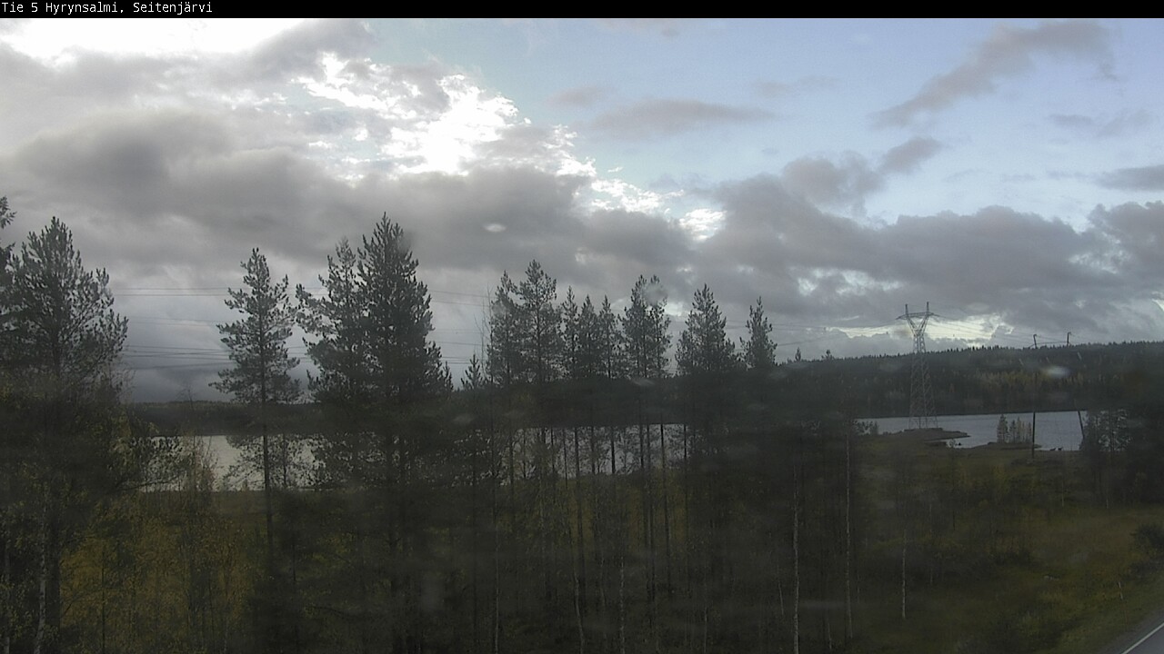 Weather Camera Image Road 5 Hyrynsalmi, Seitenjärvi, Hyrynsalmi, Kainuu
