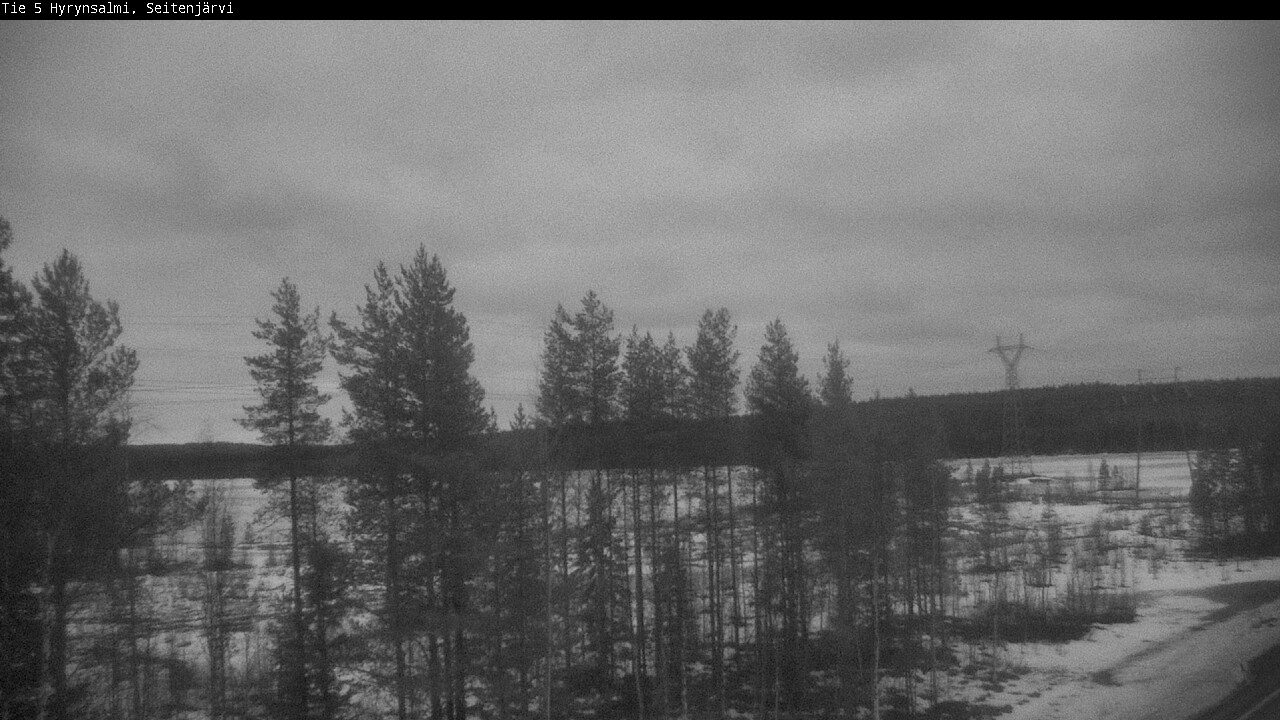 Kelikamerat Kuva Tie 5 Hyrynsalmi, Seitenjärvi, Hyrynsalmi, Kainuu