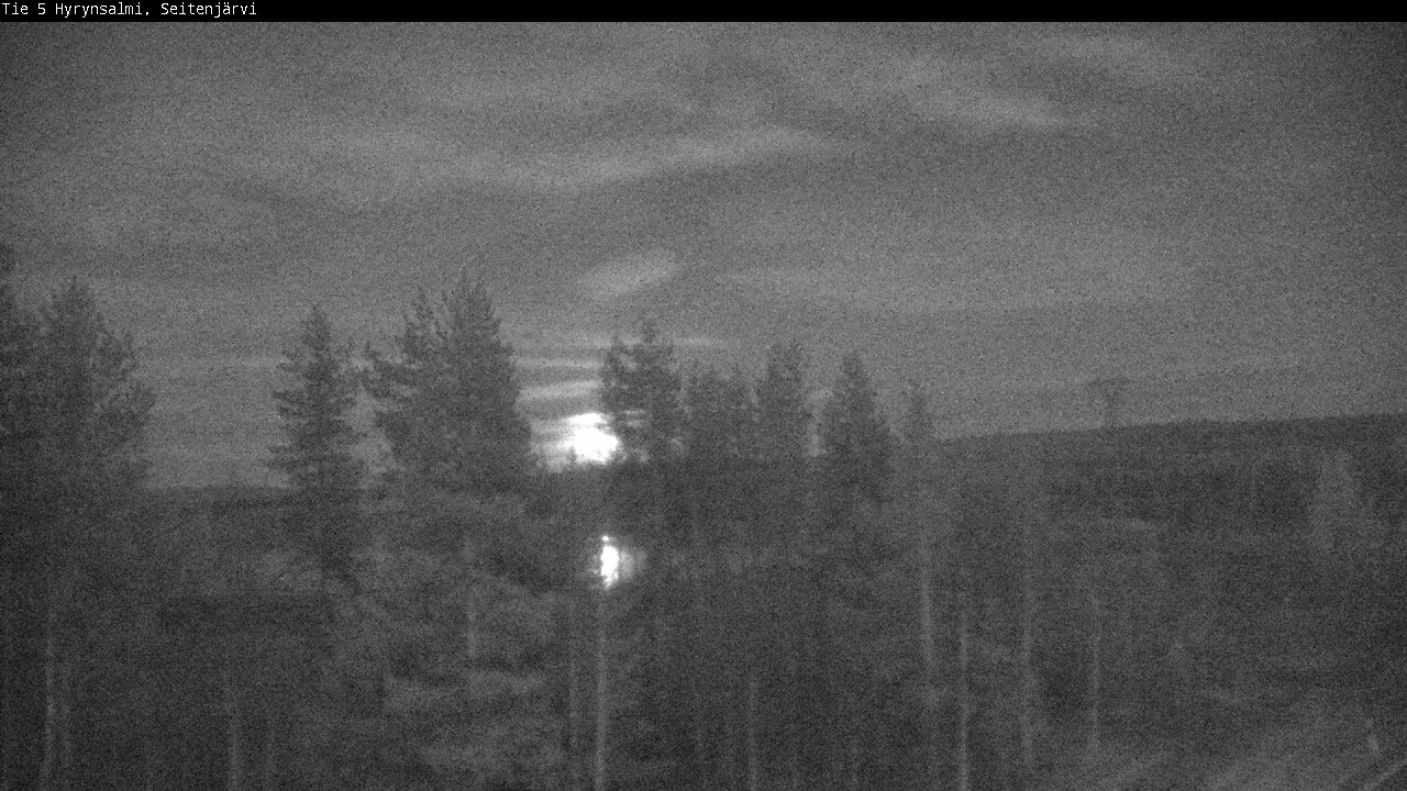 Weather Camera Image Väg 5 Hyrynsalmi, Seitenjärvi, Hyrynsalmi, Kainuu