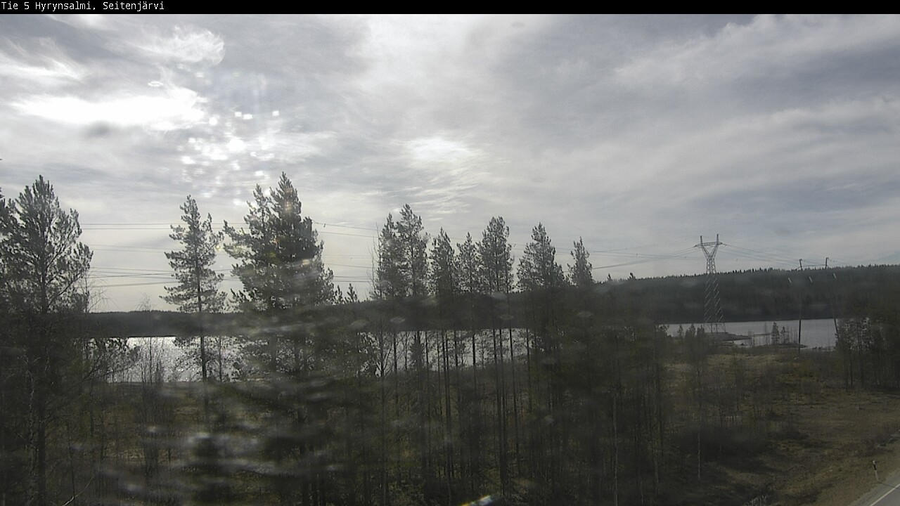 Weather Camera Image Väg 5 Hyrynsalmi, Seitenjärvi, Hyrynsalmi, Kainuu