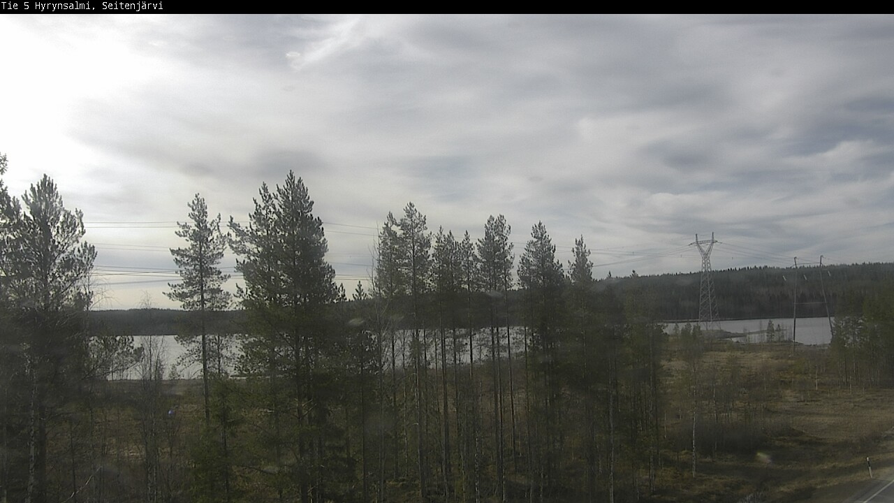 Weather Camera Image Väg 5 Hyrynsalmi, Seitenjärvi, Hyrynsalmi, Kainuu