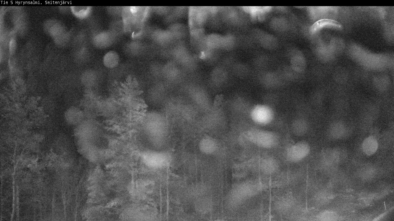Weather Camera Image Väg 5 Hyrynsalmi, Seitenjärvi, Hyrynsalmi, Kainuu