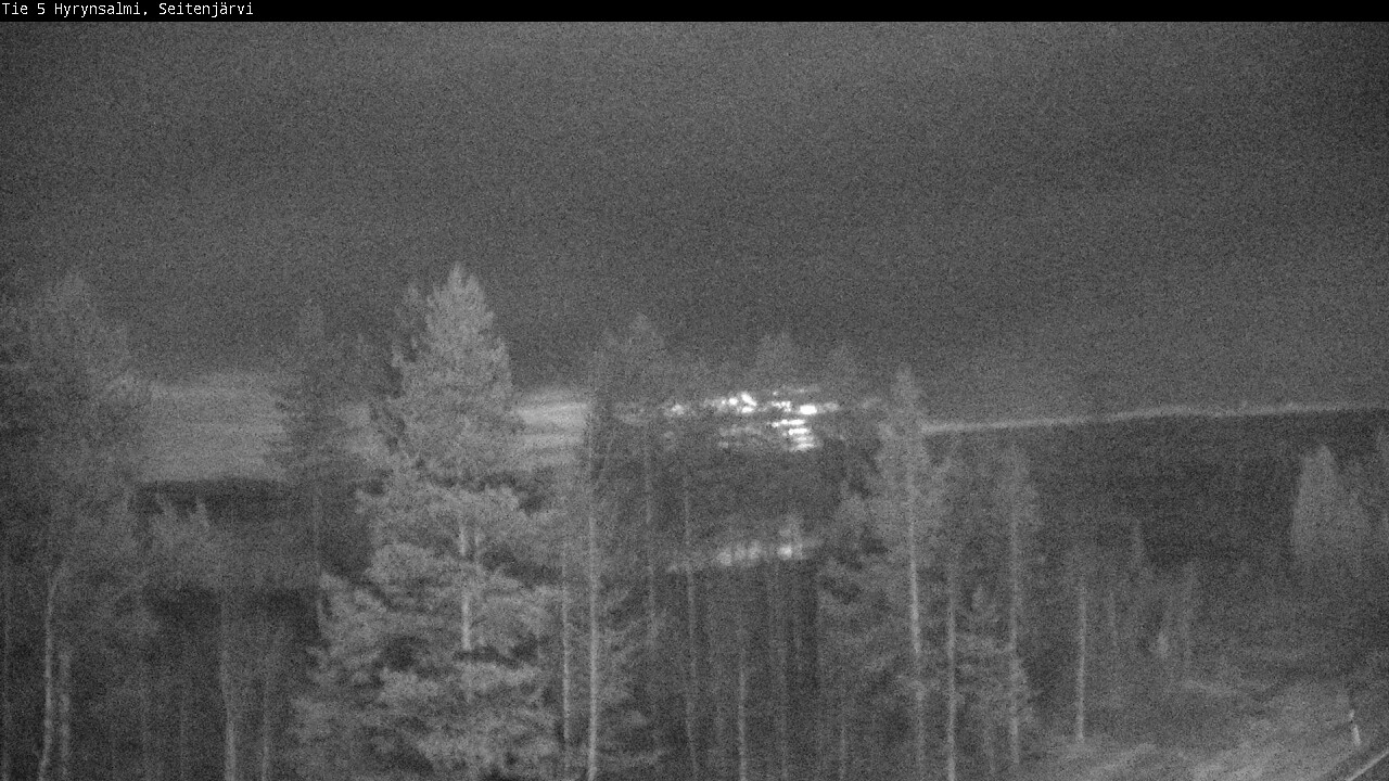 Weather Camera Image Väg 5 Hyrynsalmi, Seitenjärvi, Hyrynsalmi, Kainuu