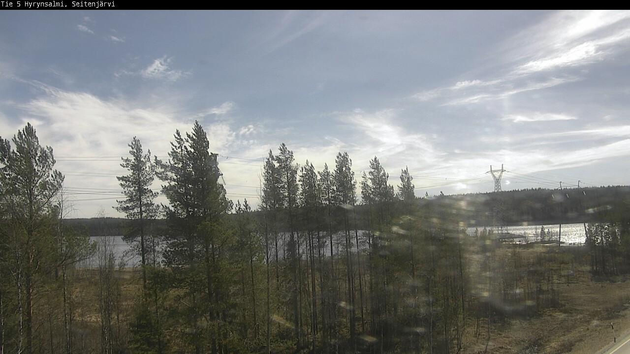 Weather Camera Image Väg 5 Hyrynsalmi, Seitenjärvi, Hyrynsalmi, Kainuu