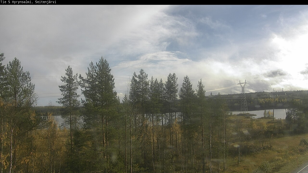 Kelikamerat Kuva Tie 5 Hyrynsalmi, Seitenjärvi, Hyrynsalmi, Kainuu