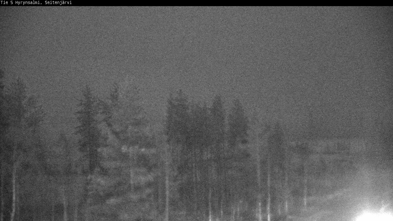 Weather Camera Image Väg 5 Hyrynsalmi, Seitenjärvi, Hyrynsalmi, Kainuu