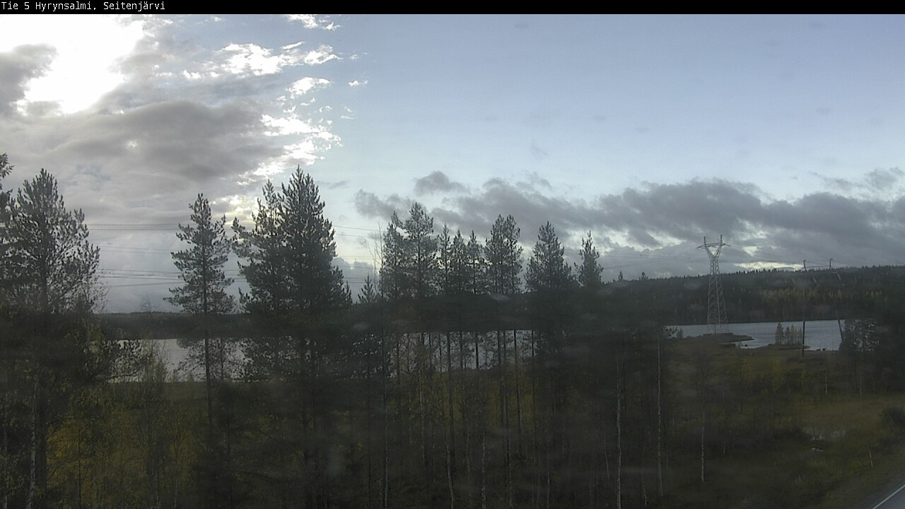 Weather Camera Image Road 5 Hyrynsalmi, Seitenjärvi, Hyrynsalmi, Kainuu