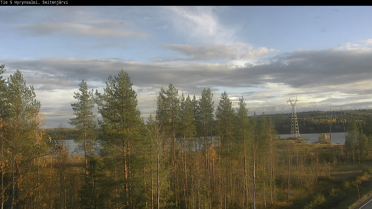Kelikamerat Kuva Tie 5 Hyrynsalmi, Seitenjärvi, Hyrynsalmi, Kainuu