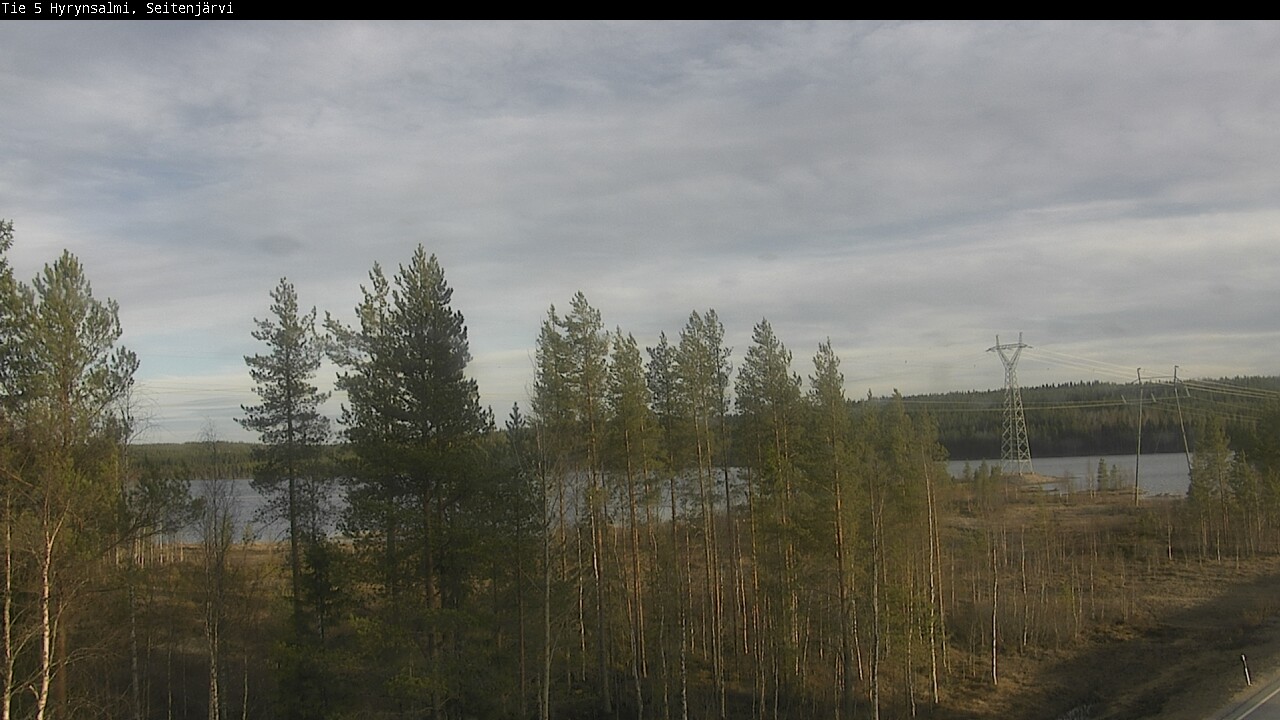 Weather Camera Image Väg 5 Hyrynsalmi, Seitenjärvi, Hyrynsalmi, Kainuu