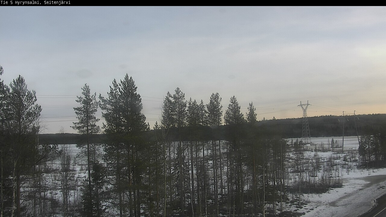 Kelikamerat Kuva Tie 5 Hyrynsalmi, Seitenjärvi, Hyrynsalmi, Kainuu