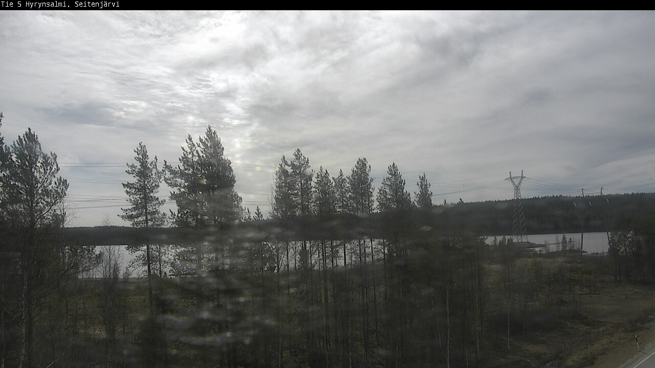Weather Camera Image Väg 5 Hyrynsalmi, Seitenjärvi, Hyrynsalmi, Kainuu
