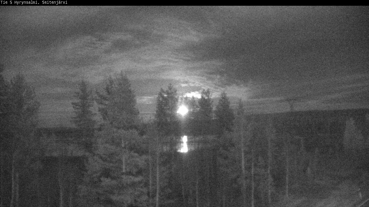 Weather Camera Image Väg 5 Hyrynsalmi, Seitenjärvi, Hyrynsalmi, Kainuu