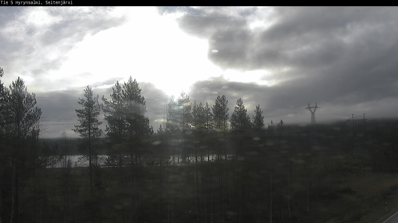 Kelikamerat Kuva Tie 5 Hyrynsalmi, Seitenjärvi, Hyrynsalmi, Kainuu