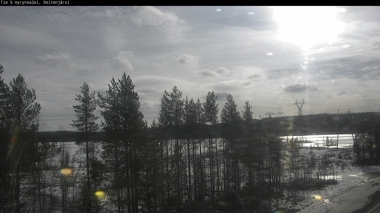 Weather Camera Image Road 5 Hyrynsalmi, Seitenjärvi, Hyrynsalmi, Kainuu