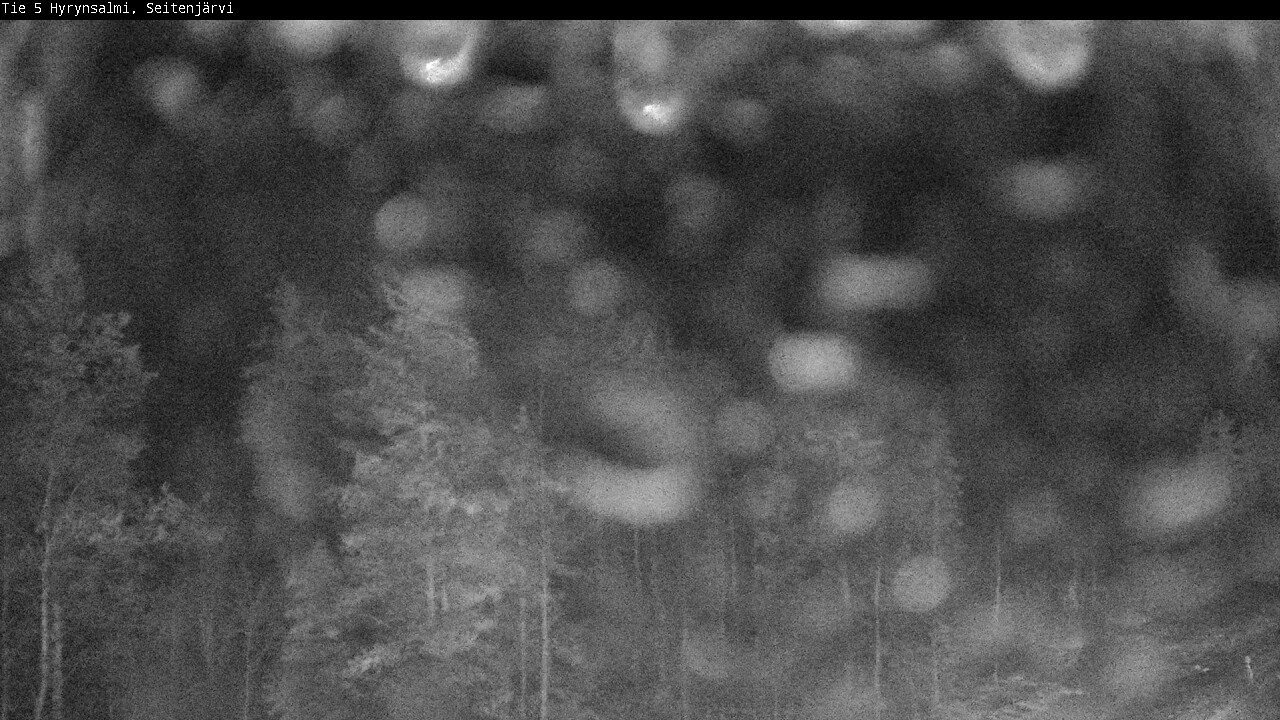 Weather Camera Image Väg 5 Hyrynsalmi, Seitenjärvi, Hyrynsalmi, Kainuu