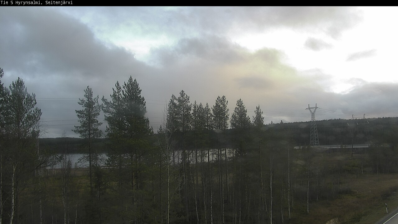 Kelikamerat Kuva Tie 5 Hyrynsalmi, Seitenjärvi, Hyrynsalmi, Kainuu