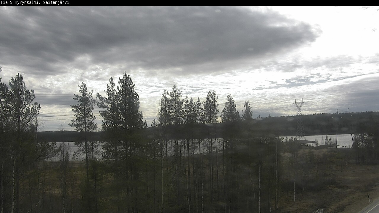 Weather Camera Image Road 5 Hyrynsalmi, Seitenjärvi, Hyrynsalmi, Kainuu