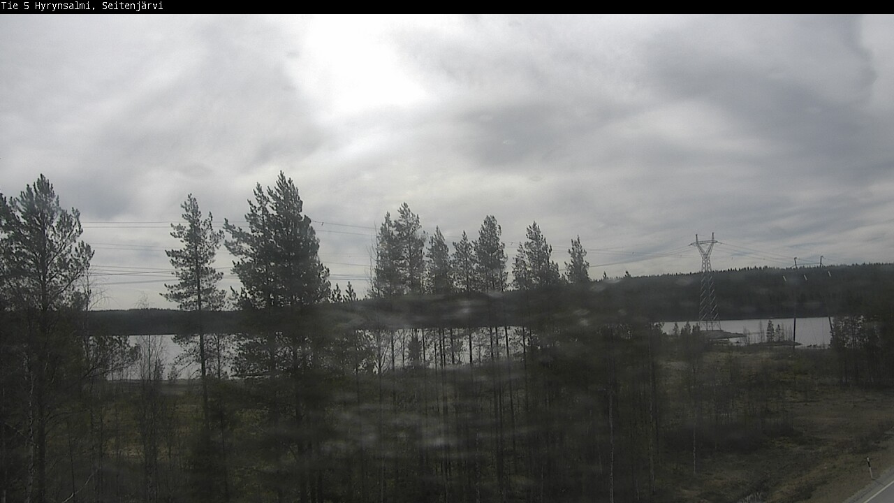 Weather Camera Image Väg 5 Hyrynsalmi, Seitenjärvi, Hyrynsalmi, Kainuu