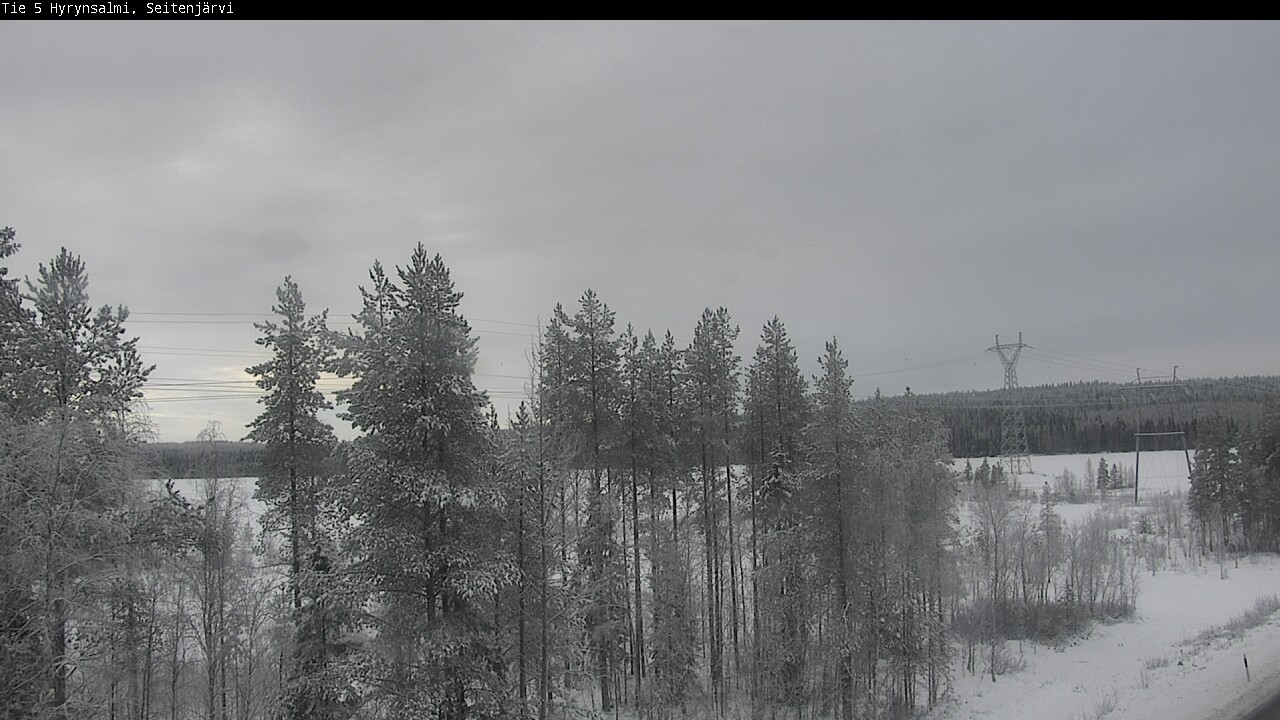 Kelikamerat Kuva Tie 5 Hyrynsalmi, Seitenjärvi, Hyrynsalmi, Kainuu