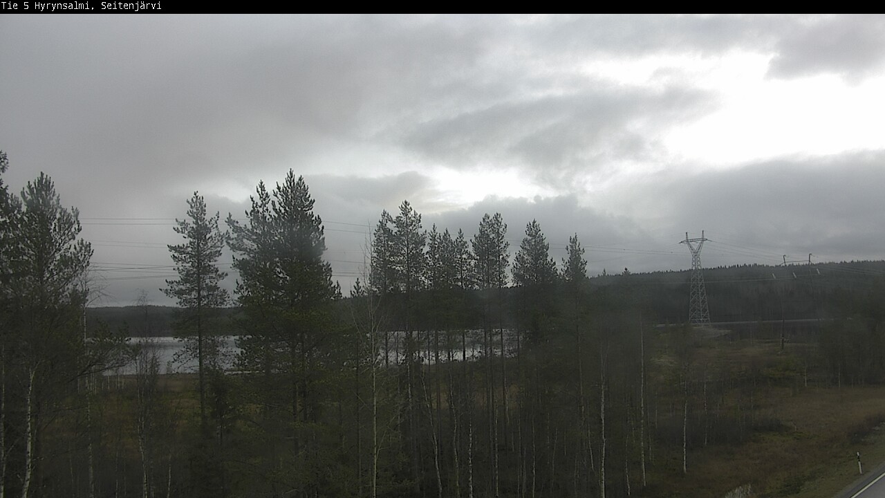 Kelikamerat Kuva Tie 5 Hyrynsalmi, Seitenjärvi, Hyrynsalmi, Kainuu