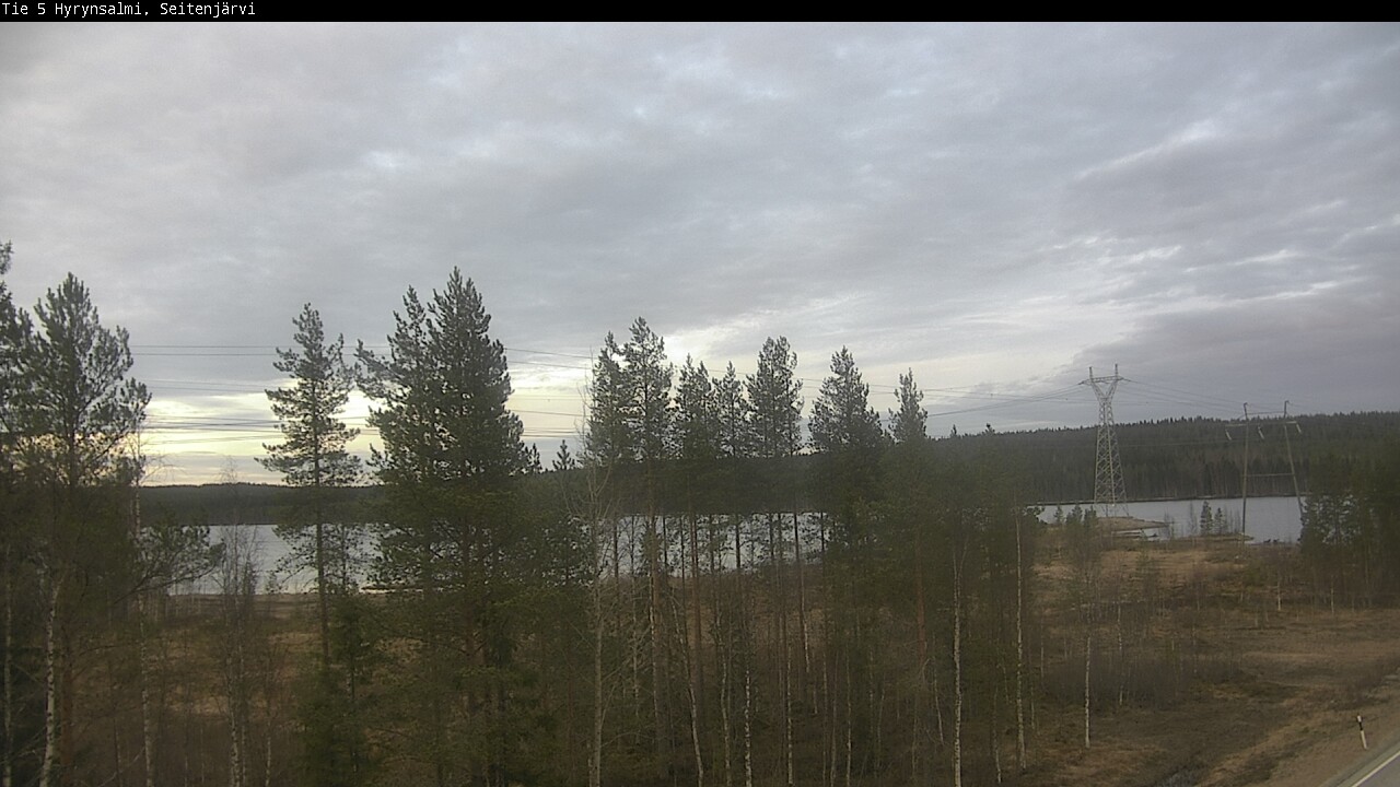 Kelikamerat Kuva Tie 5 Hyrynsalmi, Seitenjärvi, Hyrynsalmi, Kainuu