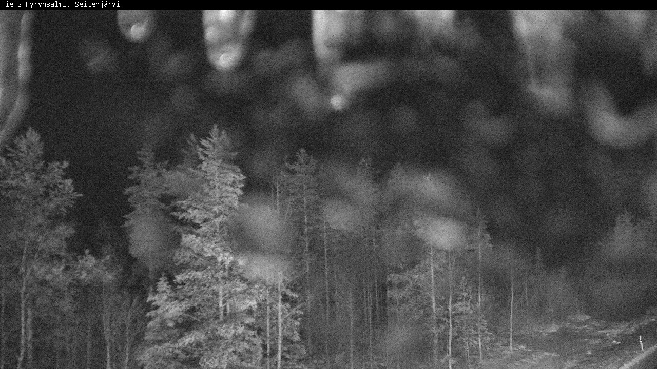 Weather Camera Image Road 5 Hyrynsalmi, Seitenjärvi, Hyrynsalmi, Kainuu
