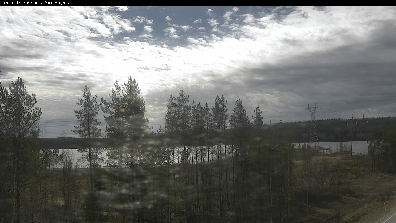 Weather Camera Image Road 5 Hyrynsalmi, Seitenjärvi, Hyrynsalmi, Kainuu