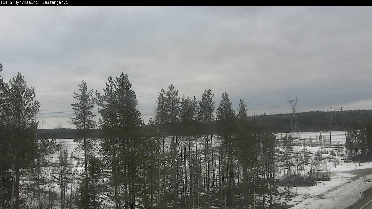 Kelikamerat Kuva Tie 5 Hyrynsalmi, Seitenjärvi, Hyrynsalmi, Kainuu