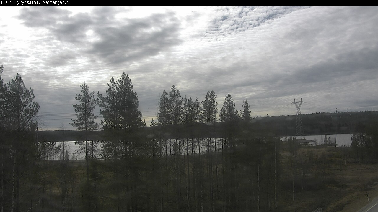 Weather Camera Image Road 5 Hyrynsalmi, Seitenjärvi, Hyrynsalmi, Kainuu