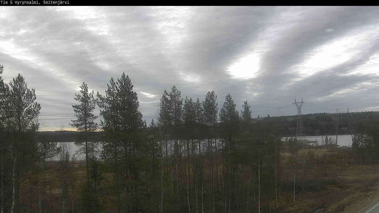 Kelikamerat Kuva Tie 5 Hyrynsalmi, Seitenjärvi, Hyrynsalmi, Kainuu