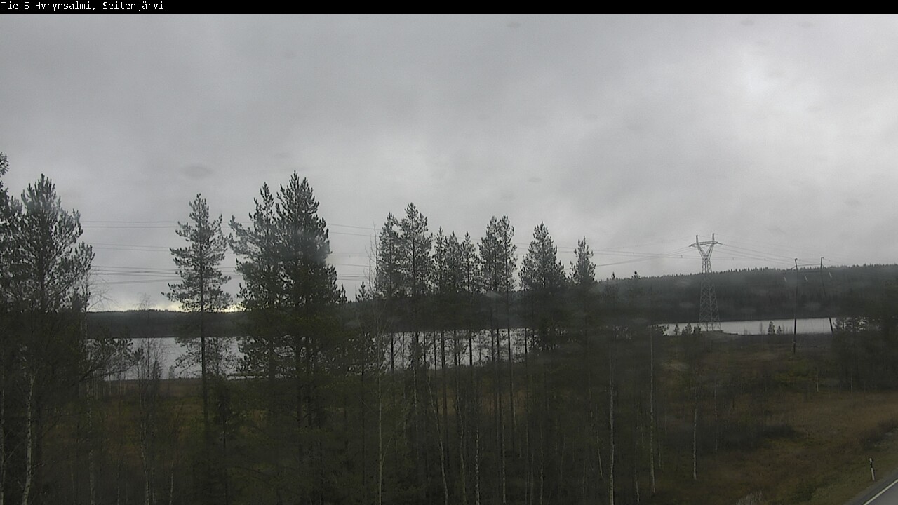 Kelikamerat Kuva Tie 5 Hyrynsalmi, Seitenjärvi, Hyrynsalmi, Kainuu