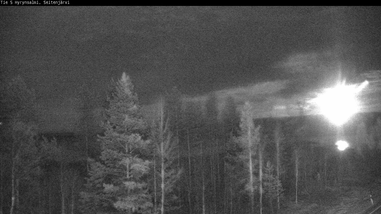 Weather Camera Image Väg 5 Hyrynsalmi, Seitenjärvi, Hyrynsalmi, Kainuu
