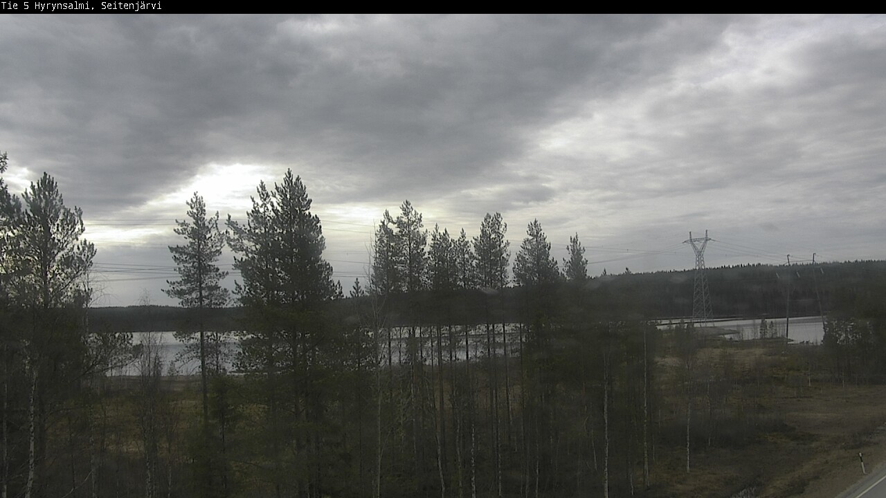 Kelikamerat Kuva Tie 5 Hyrynsalmi, Seitenjärvi, Hyrynsalmi, Kainuu