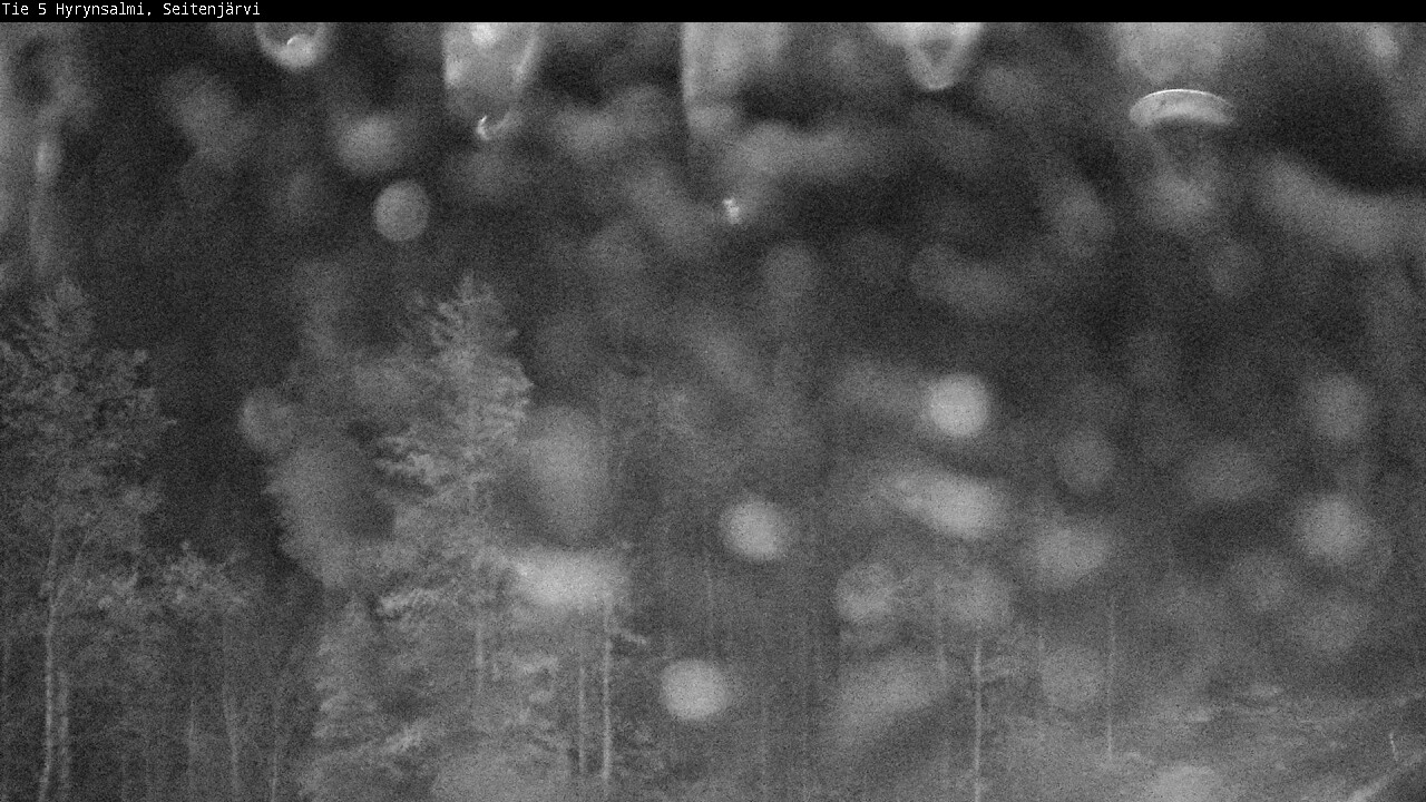 Weather Camera Image Väg 5 Hyrynsalmi, Seitenjärvi, Hyrynsalmi, Kainuu