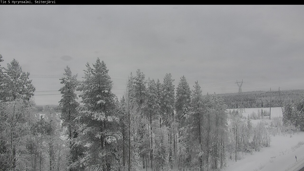 Kelikamerat Kuva Tie 5 Hyrynsalmi, Seitenjärvi, Hyrynsalmi, Kainuu