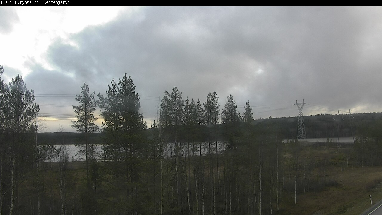 Kelikamerat Kuva Tie 5 Hyrynsalmi, Seitenjärvi, Hyrynsalmi, Kainuu