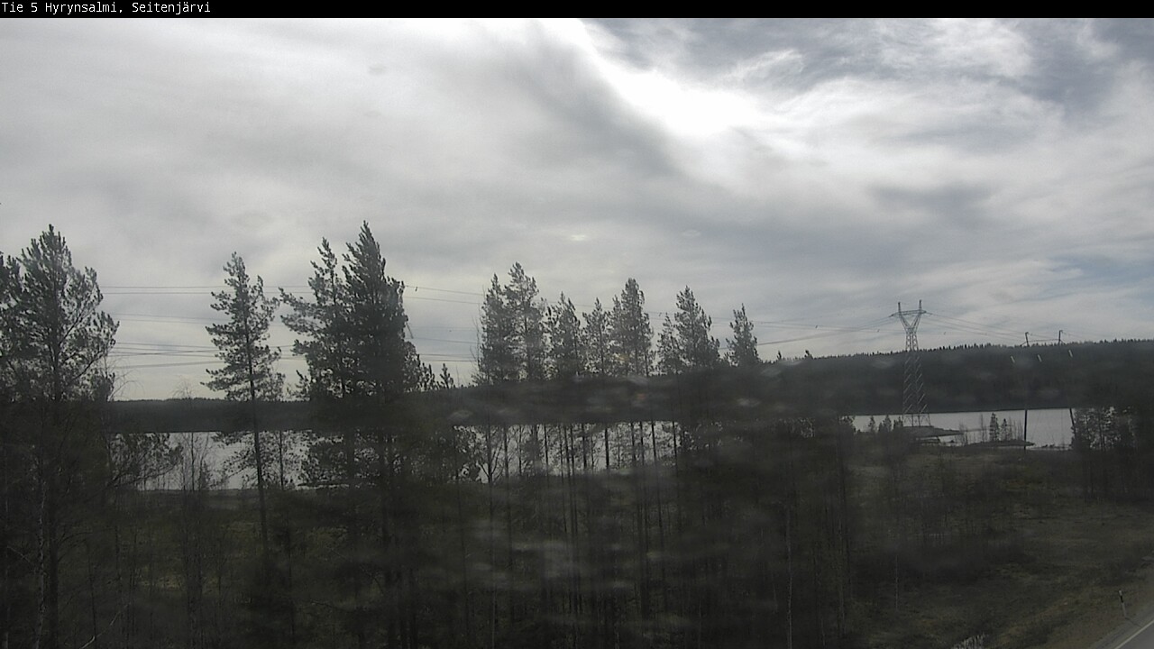Weather Camera Image Väg 5 Hyrynsalmi, Seitenjärvi, Hyrynsalmi, Kainuu